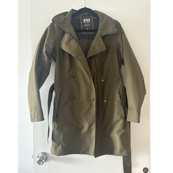 Helly Hansen Waterproof Trench - Utility Green - Picture 1 of 5